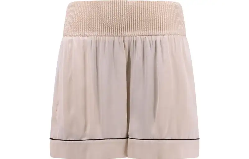 OFF-WHITE Elasticated-waist Satin Shorts