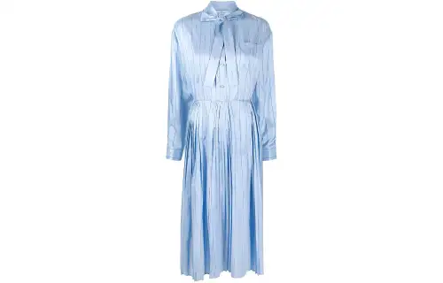 【Previous Season】striped silk midi dress