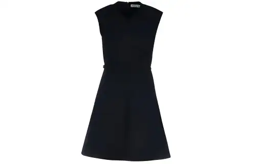 DIOR Quarterly New Products Sleeveless Dresses Women's Black V Neck Moderate Short