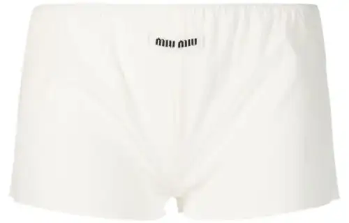 MIU MIU Casual Shorts Women's White Moderate