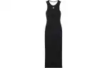 LOEWE Anagram Cotton Tank Dress Black