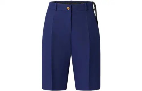 LOUIS VUITTON New Quarterly Products Of LV Casual Shorts Women's Blue Moderate