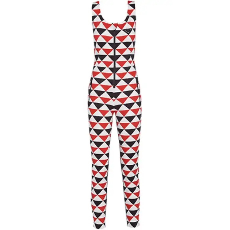 PRADA Jumpsuits Women's Red Moderate Jumpsuit
