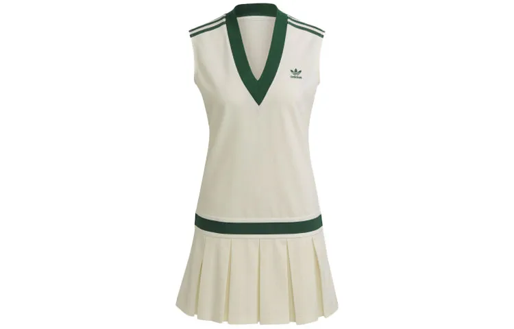 Adidas Originals Sleeveless Dress Women's Jade White