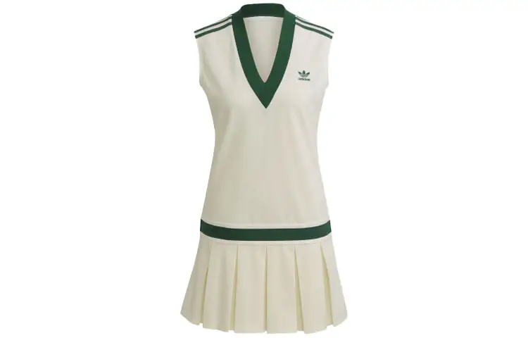 Adidas Originals Sleeveless Dress Women's Jade White