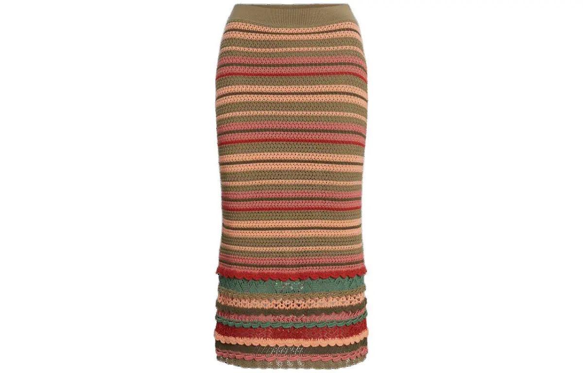 Polo Ralph Lauren Knit Long Skirt Women's Multicolor