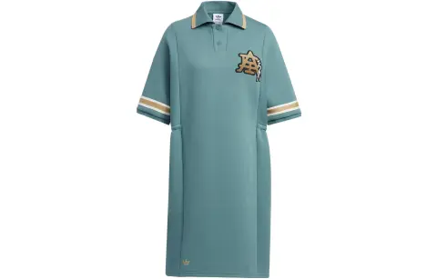 Adidas Originals Short Sleeved Dress Women's Mist Emeralds