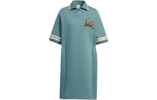 Adidas Originals Short Sleeved Dress Women's Mist Emeralds