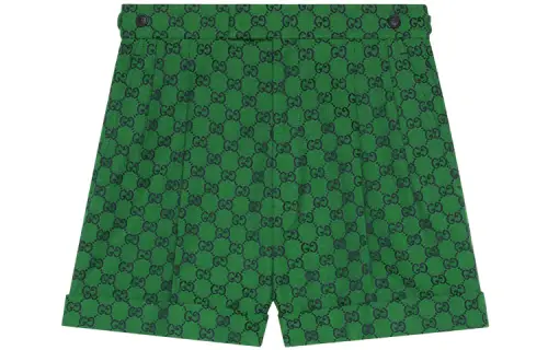 GUCCI Casual Shorts Women's Green Moderate