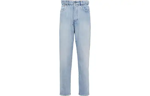 【Previous Season】high-waisted straight-leg jeans