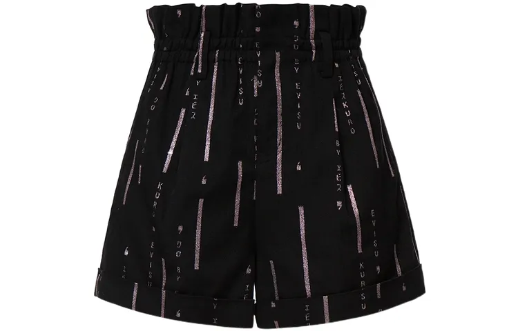 EVISU Casual Shorts Women's Black Moderate