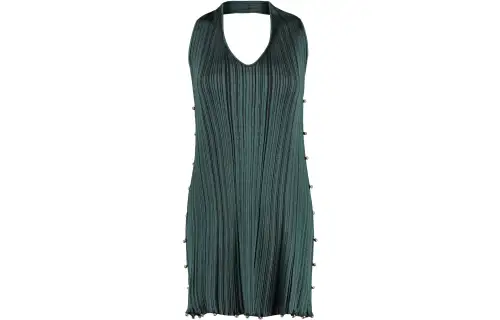 Bottega Veneta Pleated Mini Dress