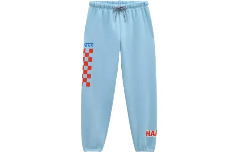 Vans Knitted Sweatpants Women's Blue Moderate Cuffed Pants