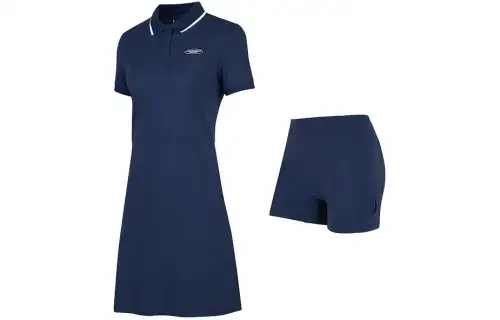 Skechers Short Sleeved Dress Women's Marine Collegiate Blue