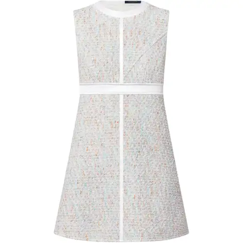 LOUIS VUITTON SS22 Sleeveless Dress Women's Silver