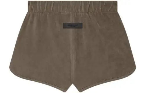 Fear Of God Essentials Women's Velour Short Wood