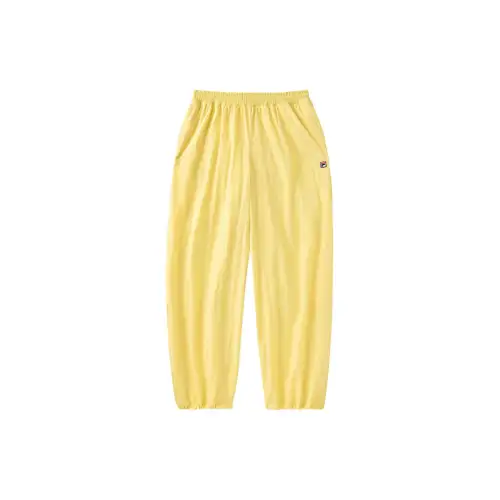 FILA x HAILEY Casual Pants Women's Yellow 700