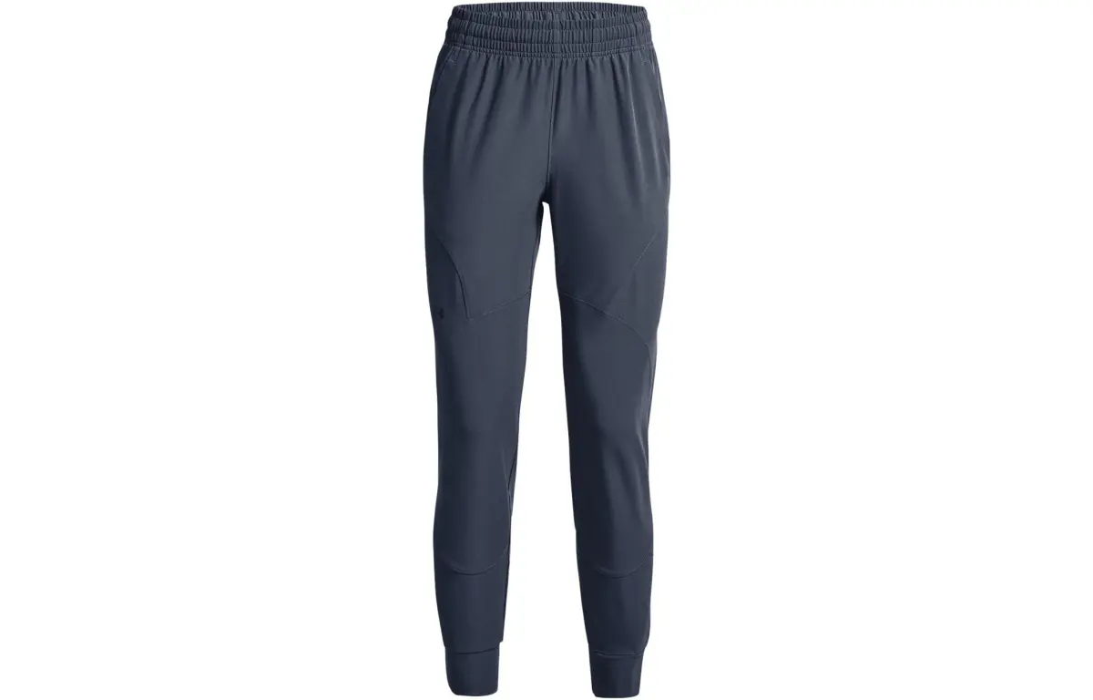 Under Armour Unstoppable Knitted Sweatpants Women's Downpour Gray Moderate Cuffed Pants