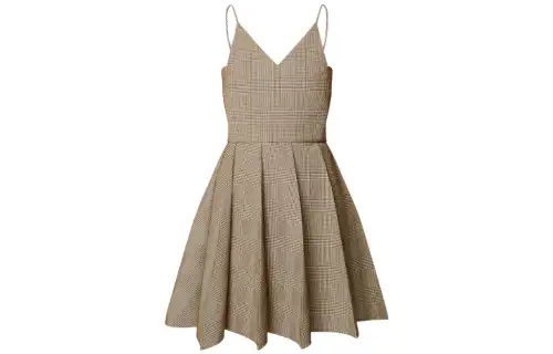 LOUIS VUITTON A-line Pleated Dress