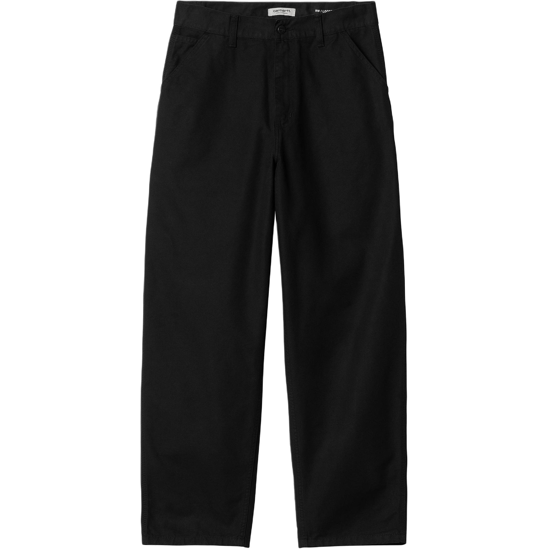 Женские штаны Carhartt WIP Single Knee SS25 (черные)