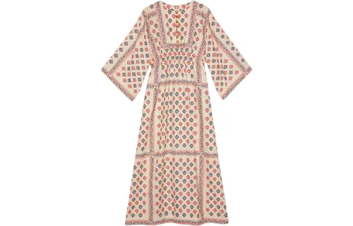 GUCCI Long Sleeved Dress Women's Beige