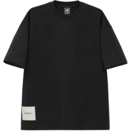 New Balance NB Grey SS25 T Shirt Unisex Black