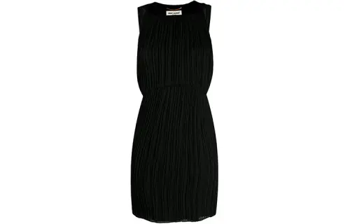 SAINT LAURENT Sleeveless Dress Women's Black