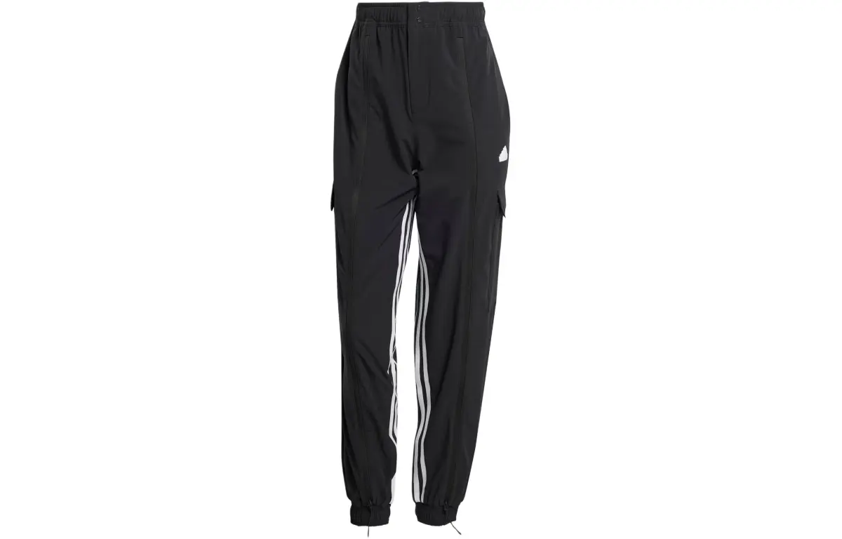 Adidas Dance All Gender Versatile Woven Cargo Tracksuit Bottoms Woven Sweatpants Women's Black