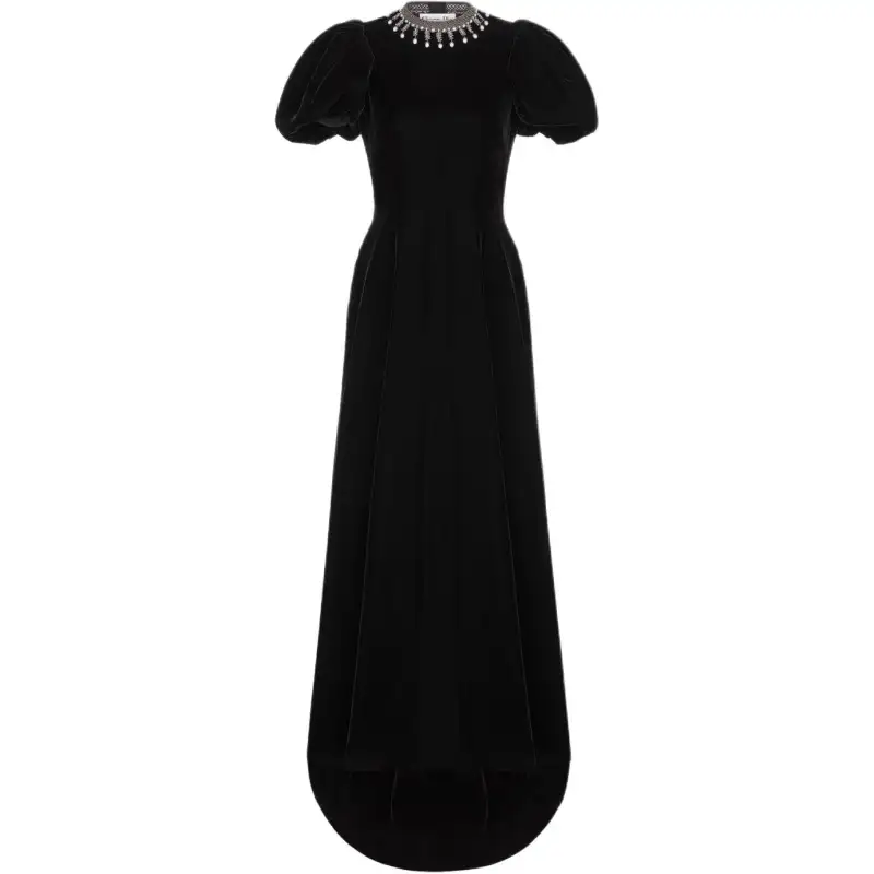 DIOR SS25 Short Sleeved Dress Women's Black