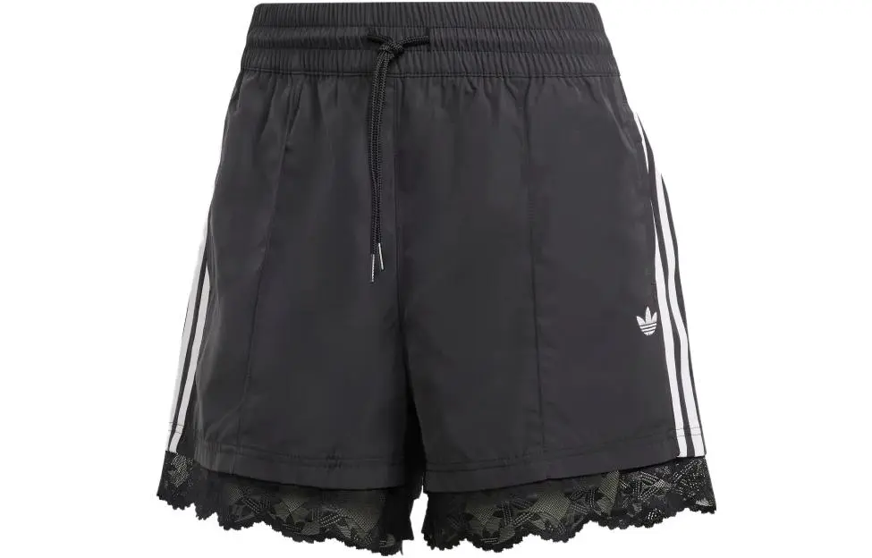 adidas originals LACE TRIM 3-STRIPES SHORTS