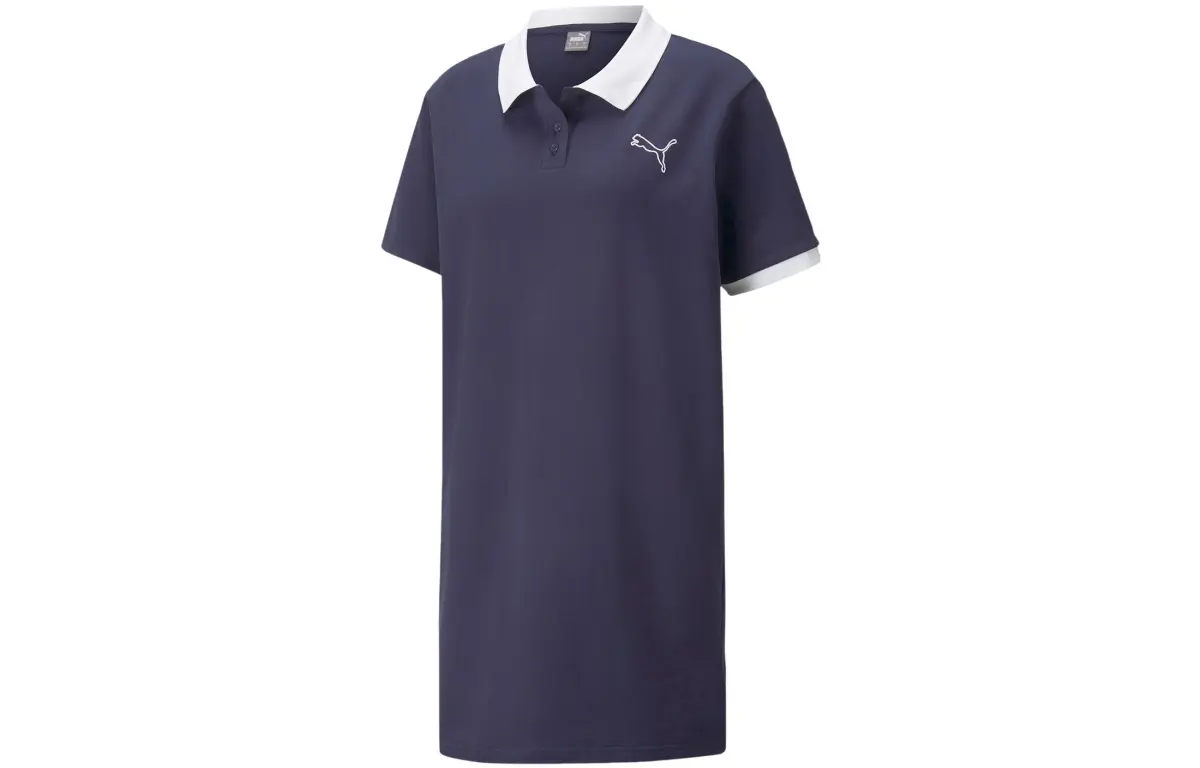 PUMA Short Sleeved Dress Women's Blue