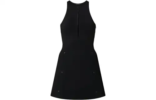 LOUIS VUITTON Sleeveless Dress Women's Black
