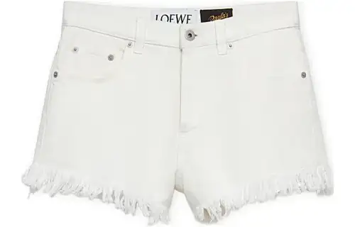 LOEWE Casual Shorts Women's White Moderate