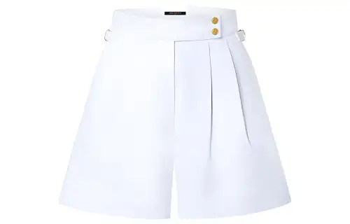 LOUIS VUITTON New Quarterly Products Of LV Casual Shorts Women's White Moderate