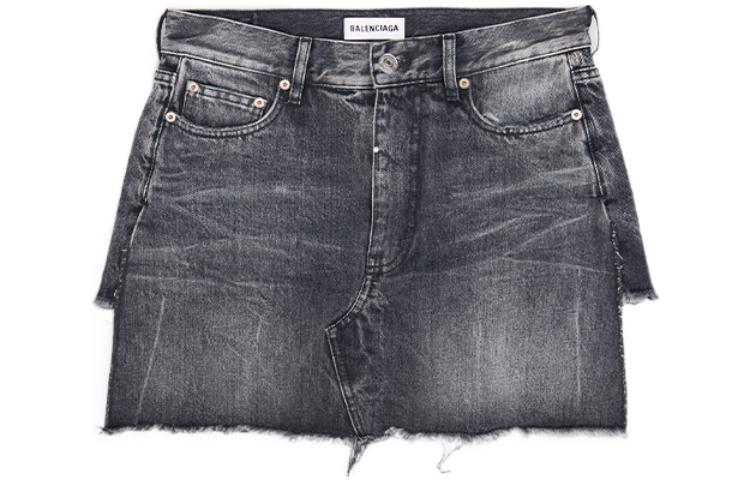Balenciaga SS22 Casual Shorts Slim Fit Women's Gray