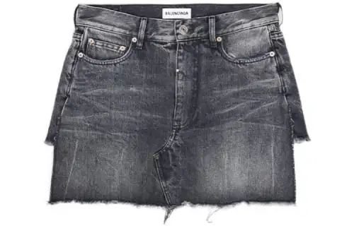 Balenciaga SS22 Casual Shorts Slim Fit Women's Gray