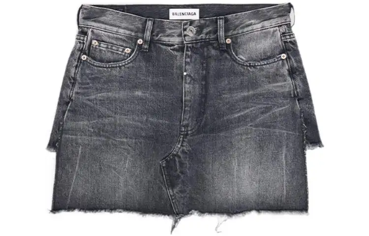 Balenciaga SS22 Casual Shorts Slim Fit Women's Gray