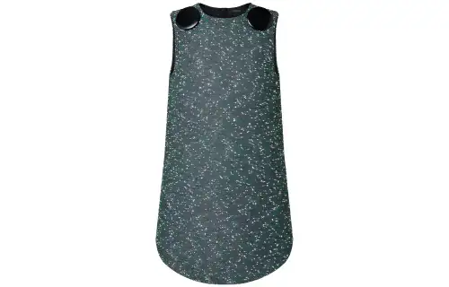 LOUIS VUITTON Oversized Button Bouclé Dress