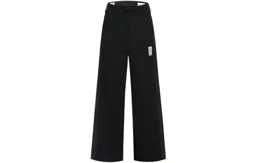 EVISU Jeans Women's Black Moderate Wide Leg Pants