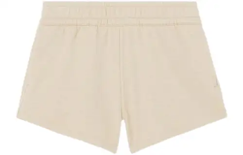 Burberry Embroidered Logo Shorts Beige