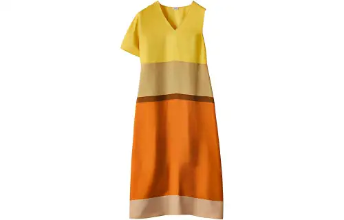 LOEWE Short Sleeved Dress Women's Multicolor