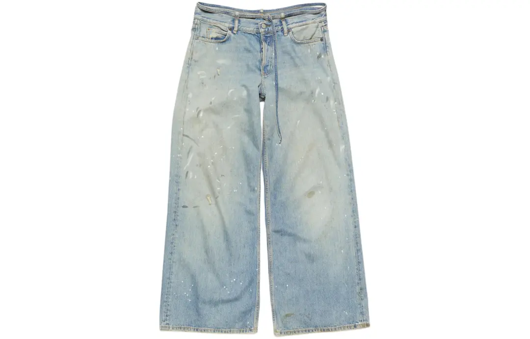 Acne Studios Regular-Fit Wide-Leg Jeans