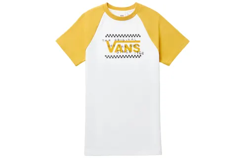 Vans Short Sleeved Dresses Women's Crew Neck Moderate Mid Length