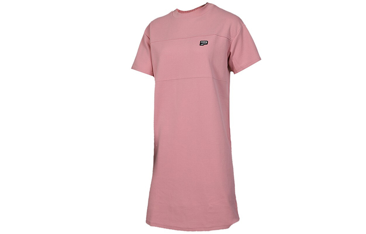 Женское платье PUMA Colorblock Dress (розовое)