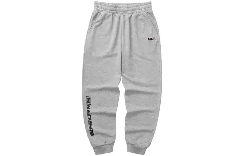 Skechers Colorful Knitted Sweatpants Women's Medium Heather Gray/004F Moderate Cuffed Pants