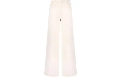 PRADA Jeans Women's White Moderate Wide Leg Pants