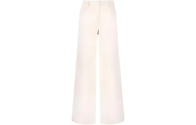 PRADA Jeans Women's White Moderate Wide Leg Pants