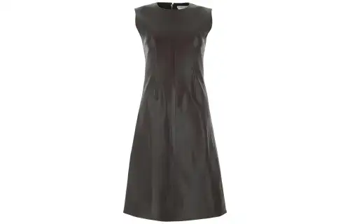 Bottega Veneta Sleeveless Leather Dress