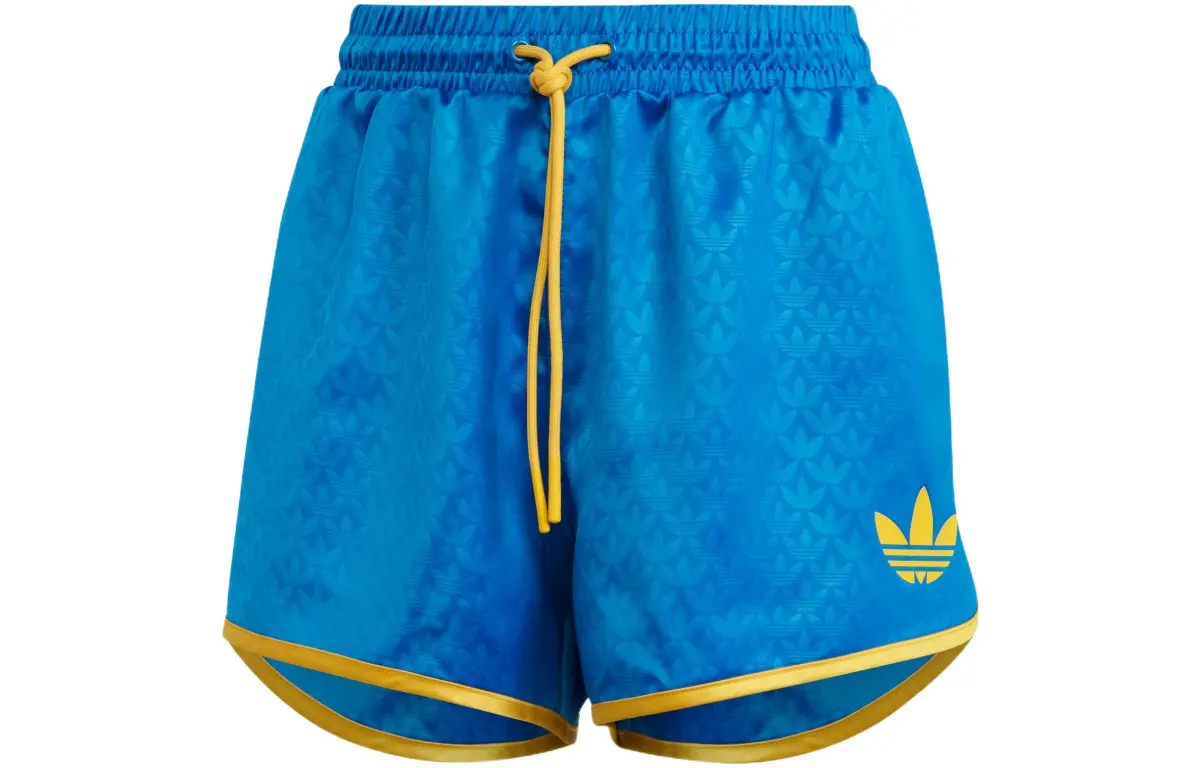 Adidas Originals Heritage Now Monogram Casual Shorts Women's Blue