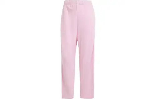 Adidas Originals Adicolor 3 Stripes Open Hem Loose Joggers Knitted Sweatpants Women's Pink